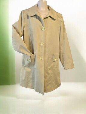 Jessica Light Green Button Front Jacket Size 16